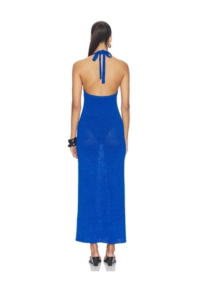 FAITHFULL Bianca Maxi Dress in Royal. Size S. Also in L, M, XL, XS.