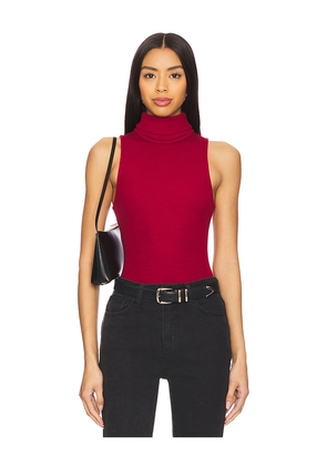Lovers and Friends Blythe Bodysuit in Burgundy. Size XL. Also in M.