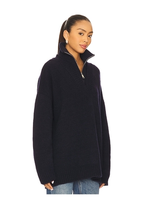 Nanushka Kylen Sweatshirt in Navy. Size S. Also in XS.