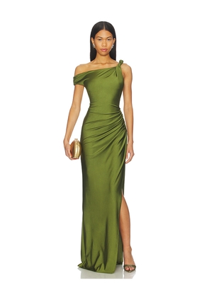 NBD Shilpa Maxi Dress in Green. Size XS. Also in XXS, S, M, L, XL.