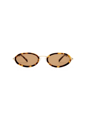 Luv Lou The Sage Sunglasses in Brown.