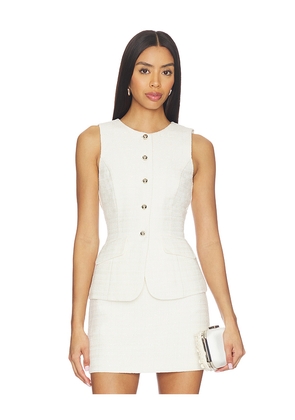 MORE TO COME Samira Top in Ivory. Size XL. Also in XS, XXS, S, M, L.