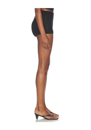 Lovers and Friends Evette Knit Short in Black. Size XS. Also in S, M, L.
