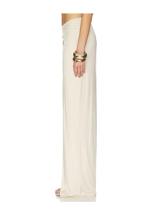 MAY MASHIAH Sienna Skirt in Beige. Size S. Also in M, L.