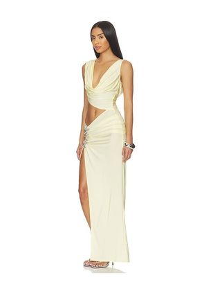 Lovers and Friends Naia Gown in Yellow. Size XXS. Also in XS, S, M, L, XL.