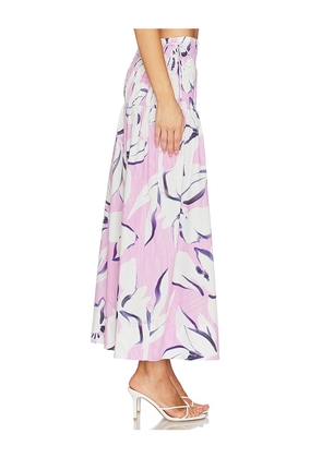 MINKPINK Paloma Maxi Skirt in Pink. Size XS. Also in S, M, L, XL.