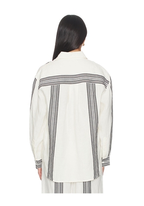 Madewell Easy Linen Shirt in White,Black. Size XS. Also in S, M.