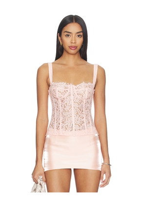 Lovers and Friends Hilly Top in Rose. Size XXS. Also in XS, S, M, XL.