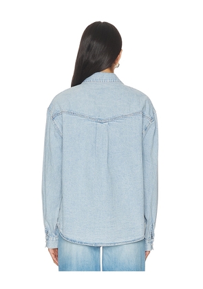 MOTHER The Big Splash Top in Blue. Size XS. Also in S, M, L, XL.