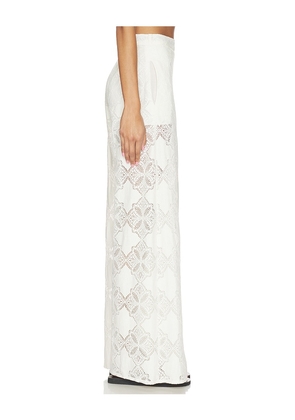 MISA Los Angeles Ravi Pant in Ivory. Size XS. Also in S, M, L, XL.