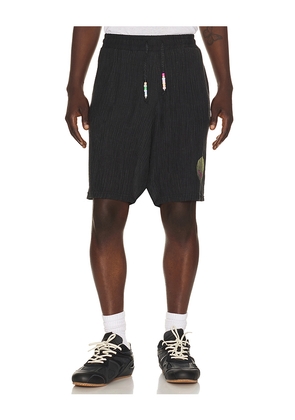 MISBHV Smile Shorts in Charcoal. Size S. Also in M, L, XL/1X.