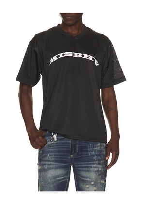 MISBHV Teddy Football T-Shirt in Black. Size S. Also in M, L, XL/1X.