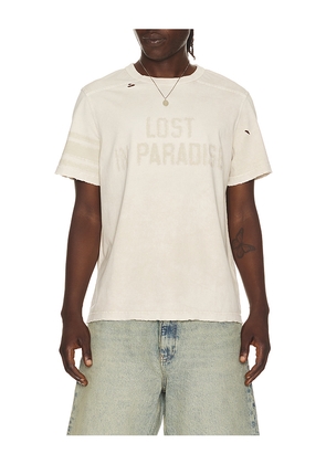 MISBHV Lost in Paradise T-Shirt in Beige. Size S. Also in M, L, XL/1X.