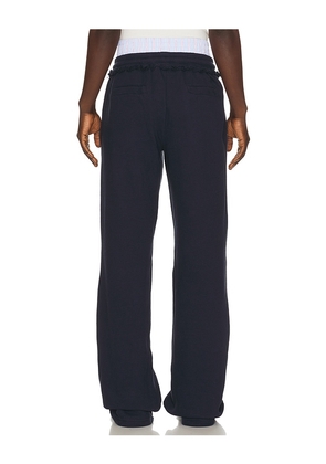 MISBHV 2in1 Stripe Sweatpants in Navy. Size S. Also in M, L, XL/1X.