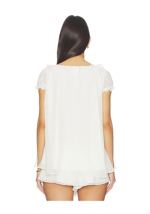 Lovers and Friends Janet Top in Ivory. Size XXS. Also in XS, S, M, XL.