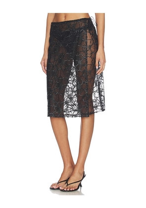 OperaSPORT Alba Long Skirt in Black. Size XS. Also in S, M, L, XL, XXL.
