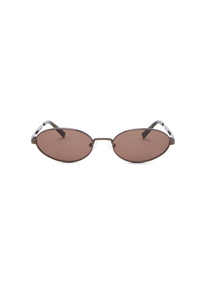 Luv Lou The Kendall Sunglasses in Metallic Bronze.