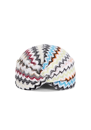 Missoni Turban in Cream Chevron Multi in Cream.