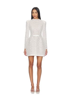Nadine Merabi Edie Dress in White. Size 2/XS. Also in 4/S, 6/SM, 10/L, 12/XL.