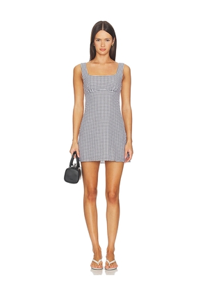 MORE TO COME Holden Mini Dress in Black,White. Size XXS. Also in XS, S, M, L, XL.