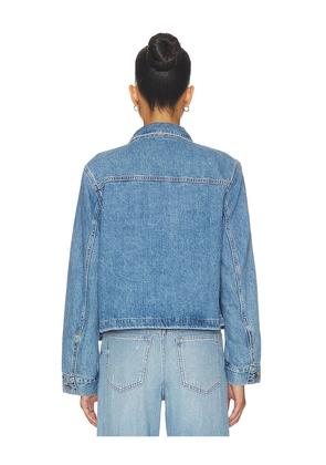 Madewell Chore Cropped Denim Jacket in Blue. Size XXS. Also in XS, M.