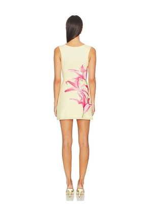 MORE TO COME Myles Mini Dress in Lemon. Size XXS. Also in M.