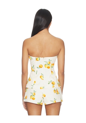 MAJORELLE Sansa Top in Cream. Size XXS. Also in XS, S, M, L, XL.