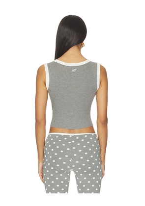 Nana Jacqueline Millie Knit Tank in Grey. Size S. Also in M, L.