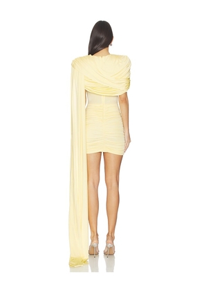 The New Arrivals by Ilkyaz Ozel Khara Dress in Yellow. Size 34/2. Also in 36/4, 38/6, 40/8.