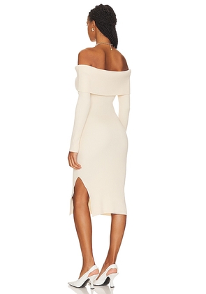 Steve Madden Francesca Knit Dress in White. Size L. Also in M.