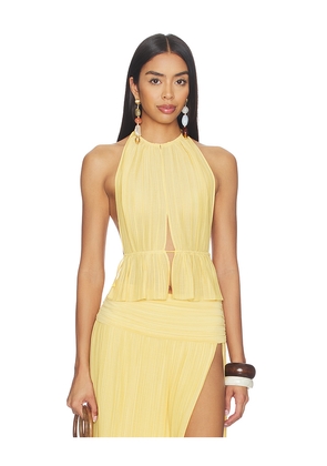 NBD Mallika Top in Yellow. Size XXS. Also in XS, S, M, L, XL.