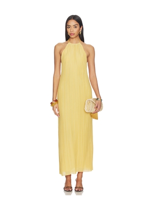 NBD Kusum Maxi Dress in Yellow. Size XXS. Also in XS, S, M, L.