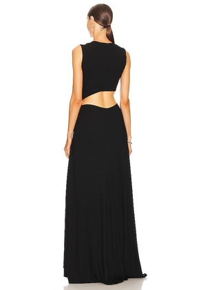 Sid Neigum Triple Loop Knit Dress in Black. Size M. Also in XS, L.