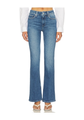 PAIGE High Rise Laurel Canyon Bootcut Jeans in Blue. Size 23. Also in 24, 25, 26, 27, 28, 30, 31, 32, 34.