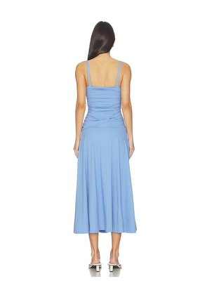 Susana Monaco Low Gathered String Dress in Blue. Size XS. Also in M.