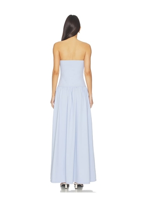 Susana Monaco Tube Drop Waist Maxi Dress in Baby Blue. Size XS. Also in S, M.