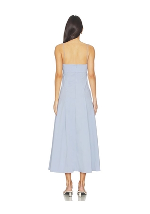 St. Agni Everyday Cotton Pleat Dress in Baby Blue. Size XS. Also in S, M.