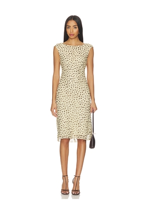 Posse Leo Dress in Beige. Size XXS. Also in XS, S, M, L.