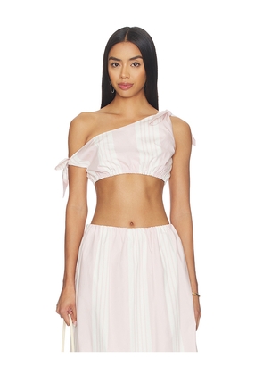 Posse Rosie Tie Top in Pink. Size XXS. Also in XS, S, M, L.
