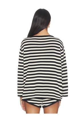 Posse Darcy Long Sleeve Top in Black & White. Size XXS. Also in L.