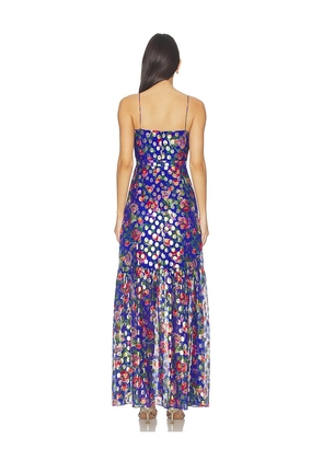 SALONI Ani Long Dress in Royal. Size 0. Also in 10, 12, 2, 4, 6, 8.