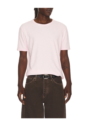 Sunflower Jagger Waffle Tee in Pink. Size S. Also in M, L, XL/1X, XXL/2X.