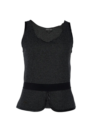 Emporio Armani Pre-Owned sleeveless knit top - Black