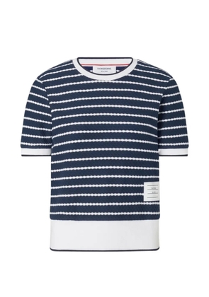 Thom Browne striped T-shirt - Blue