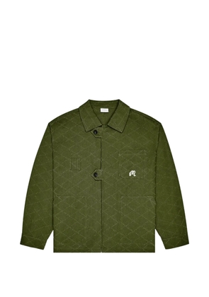 Malbon Golf Alameda diamond-textured jacket - Green