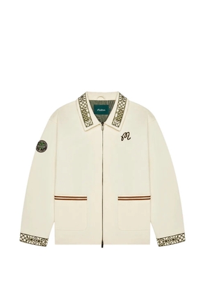 Malbon Golf Harvest embroidered-collar jacket - Neutrals