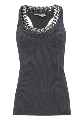 Stella McCartney chunky-chain tank top - Grey