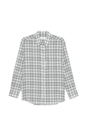 DUNST check-pattern long-sleeve shirt - Green