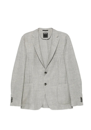 Zegna notched-lapel single-breasted blazer - Grey