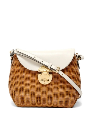 Miu Miu Pre-Owned 2018 basket shoulder bag - Brown